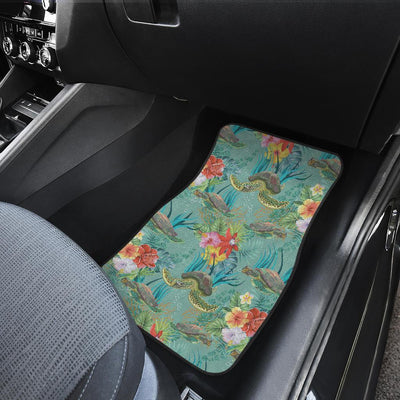 Sea Turtle Pattern Print Design T012 Car Floor Mats-JORJUNE.COM