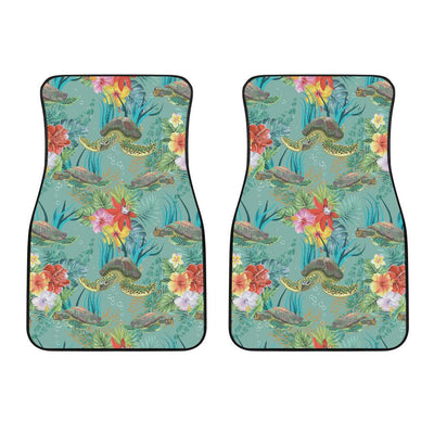 Sea Turtle Pattern Print Design T012 Car Floor Mats-JORJUNE.COM