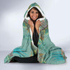 Sea Turtle Pattern Print Design T012 Hooded Blanket-JORJUNE.COM