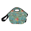 Sea Turtle Pattern Print Design T012 Neoprene Lunch Bag-JorJune