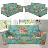 Sea Turtle Pattern Print Design T012 Sofa Slipcover-JORJUNE.COM