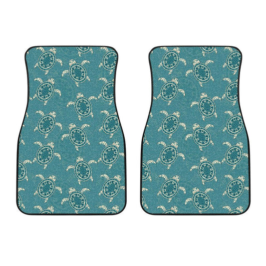 Sea Turtle Pattern Print Design T02 Car Floor Mats-JORJUNE.COM