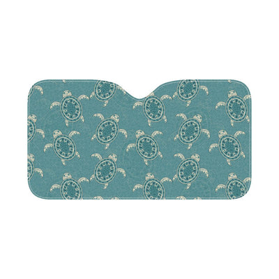 Sea Turtle Pattern Print Design T02 Car Sun Shade-JorJune