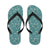 Sea Turtle Pattern Print Design T02 Flip Flops-JorJune