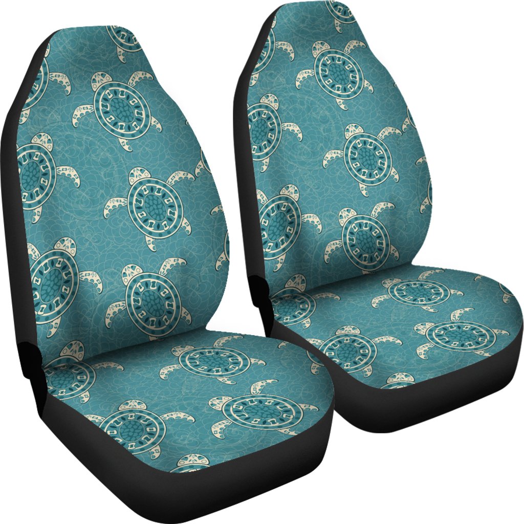 Sea Turtle Pattern Print Design T02 Universal Fit Car Seat Covers-JorJune