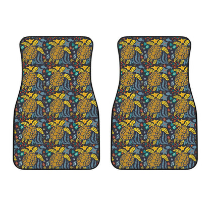 Sea Turtle Pattern Print Design T03 Car Floor Mats-JORJUNE.COM