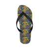 Sea Turtle Pattern Print Design T03 Flip Flops-JorJune