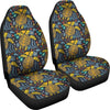 Sea Turtle Pattern Print Design T03 Universal Fit Car Seat Covers-JorJune