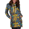 Sea Turtle Pattern Print Design T03 Women Hoodie Dress