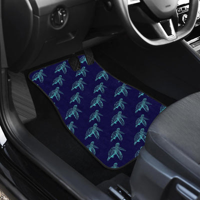 Sea Turtle Pattern Print Design T04 Car Floor Mats-JORJUNE.COM