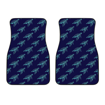 Sea Turtle Pattern Print Design T04 Car Floor Mats-JORJUNE.COM