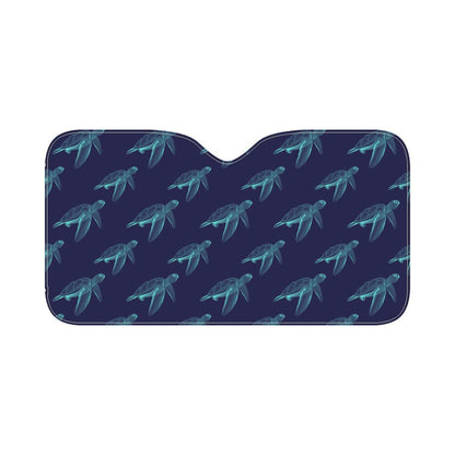 Sea Turtle Pattern Print Design T04 Car Sun Shade-JorJune