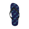 Sea Turtle Pattern Print Design T04 Flip Flops-JorJune