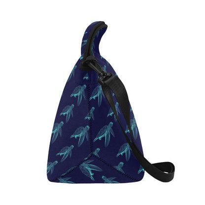 Sea Turtle Pattern Print Design T04 Neoprene Lunch Bag-JorJune