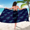 Sea Turtle Pattern Print Design T04 Sarong Pareo Wrap-JORJUNE.COM