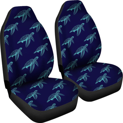 Sea Turtle Pattern Print Design T04 Universal Fit Car Seat Covers-JorJune
