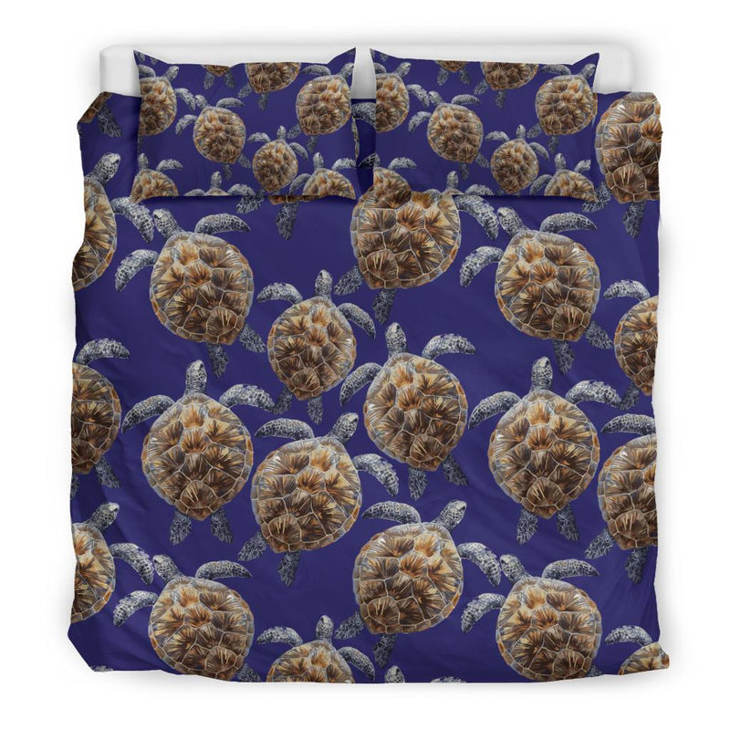 Sea Turtle Pattern Print Design T05 Duvet Cover Bedding Set-JORJUNE.COM