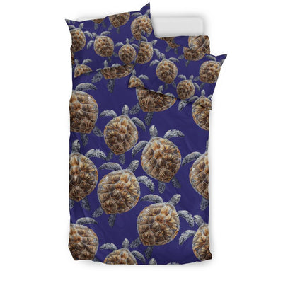 Sea Turtle Pattern Print Design T05 Duvet Cover Bedding Set-JORJUNE.COM