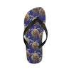 Sea Turtle Pattern Print Design T05 Flip Flops-JorJune