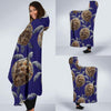 Sea Turtle Pattern Print Design T05 Hooded Blanket-JORJUNE.COM