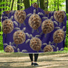 Sea Turtle Pattern Print Design T05 Hooded Blanket-JORJUNE.COM