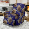 Sea Turtle Pattern Print Design T05 Recliner Slipcover-JORJUNE.COM