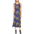 Sea Turtle Pattern Print Design T05 Sleeveless Open Fork Long Dress