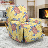 Sea Turtle Pattern Print Design T06 Recliner Slipcover-JORJUNE.COM