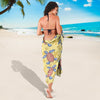 Sea Turtle Pattern Print Design T06 Sarong Pareo Wrap-JORJUNE.COM