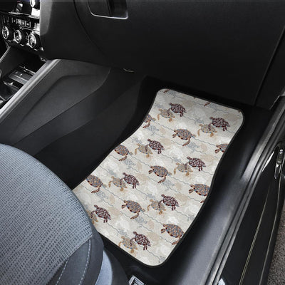 Sea Turtle Pattern Print Design T07 Car Floor Mats-JORJUNE.COM