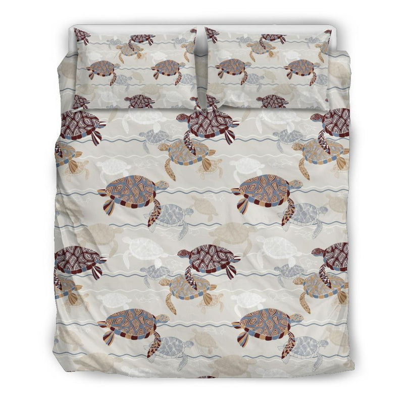 Sea Turtle Pattern Print Design T07 Duvet Cover Bedding Set-JORJUNE.COM