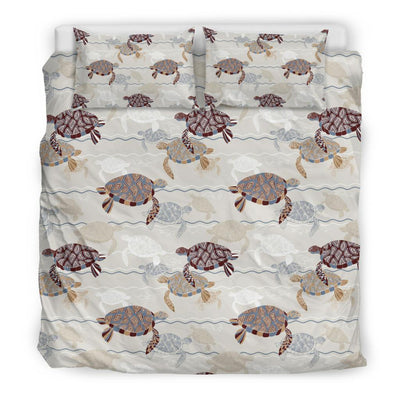 Sea Turtle Pattern Print Design T07 Duvet Cover Bedding Set-JORJUNE.COM