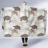 Sea Turtle Pattern Print Design T07 Hooded Blanket-JORJUNE.COM