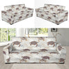 Sea Turtle Pattern Print Design T07 Sofa Slipcover-JORJUNE.COM