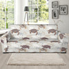 Sea Turtle Pattern Print Design T07 Sofa Slipcover-JORJUNE.COM