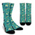 Sea Turtle Pattern Print Design T08 Crew Socks-JORJUNE.COM