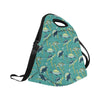 Sea Turtle Pattern Print Design T08 Neoprene Lunch Bag-JorJune