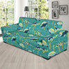 Sea Turtle Pattern Print Design T08 Sofa Slipcover-JORJUNE.COM