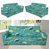 Sea Turtle Pattern Print Design T08 Sofa Slipcover-JORJUNE.COM