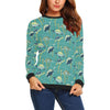 Sea Turtle Pattern Print Design T08 Women Long Sleeve Sweatshirt-JorJune