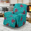 Sea Turtle Pattern Recliner Slipcover-JORJUNE.COM