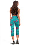 Sea Turtle Pattern Women Capris