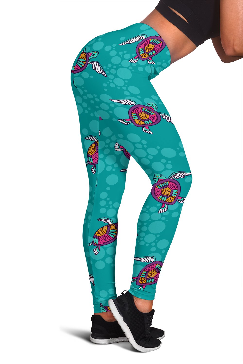 Sea Turtle Pattern Women Leggings