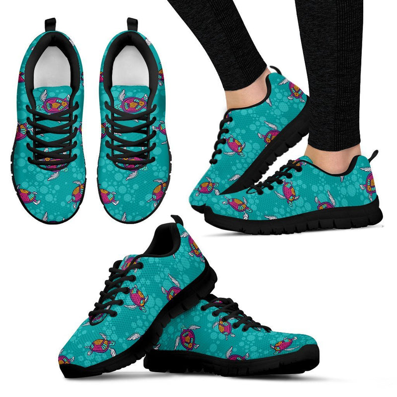 Sea Turtle Pattern Women Sneakers