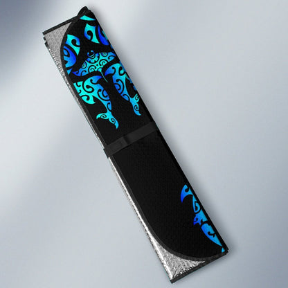 Sea Turtle Polynesian Tribal Hawaiian Car Sun Shade-JorJune