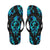 Sea turtle Polynesian Tribal Hawaiian Flip Flops-JorJune