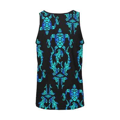 Sea turtle Polynesian Tribal Hawaiian Men Tank Top