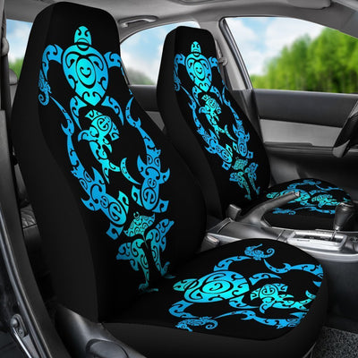 tribal sea turtle shark Polynesian Hawaiian Universal Fit Car Seat Covers