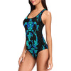 Sea turtle Polynesian Tribal Hawaiian Women One Piece Swimsuit