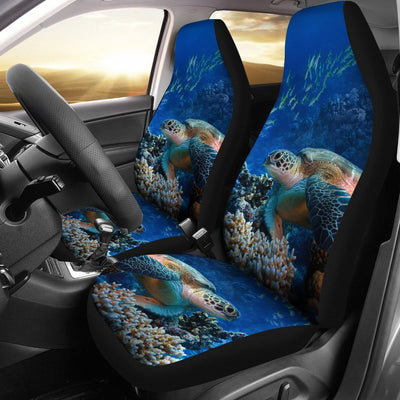 Sea Turtle Print Universal Fit Car Seat Covers
